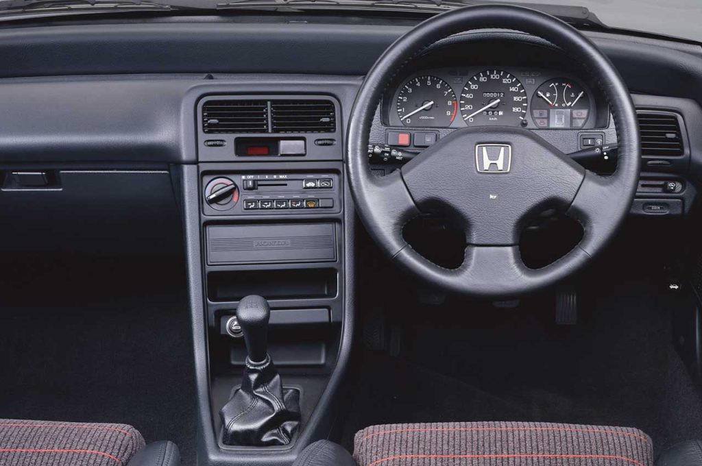 1988 Honda CRS interior